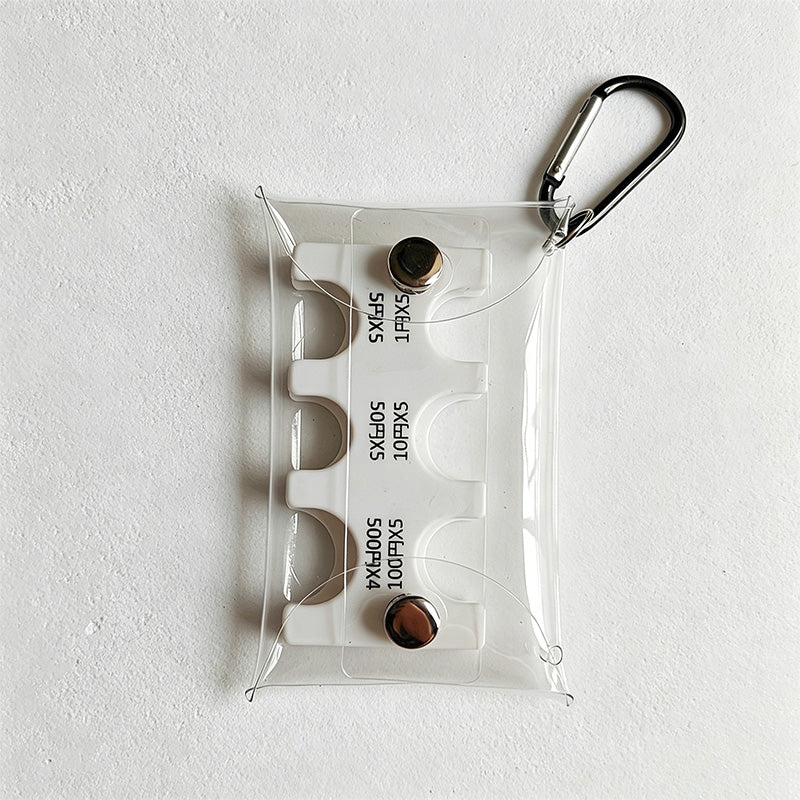 CouldNook Clear Coin Holder Keychain - Everyday Bag Accent