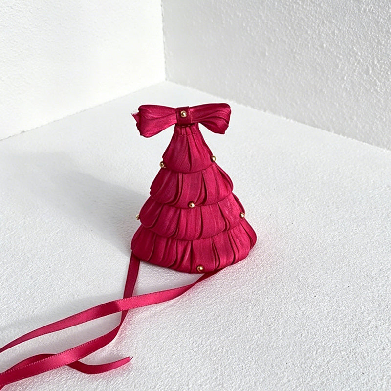 CouldNook Ribbed Fabric Hair Bow Clip - Soft Hair Accessory