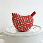 CouldNook Bird Embroidered Pot Cap - Aesthetic insulated Handle Cover