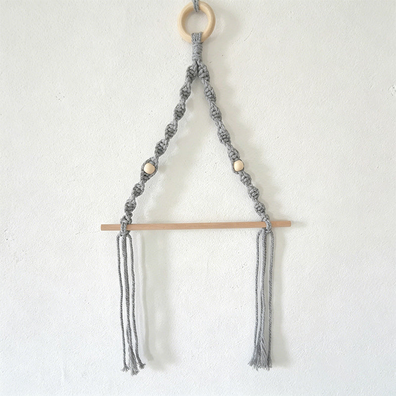CouldNook Macrame Paper Towel Holder - Kitchen Wall Decor