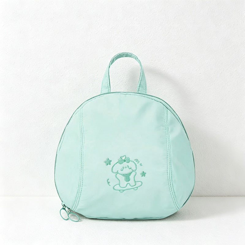 CouldNook Zippered Round Hanging Organizer Bag - Soft Home Detail