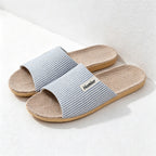 CouldNook Woven Look Buckle Detail Home Slippers - Small Space Helper