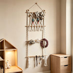CouldNook Macrame Storage Hammock - Wall Organizer Decor