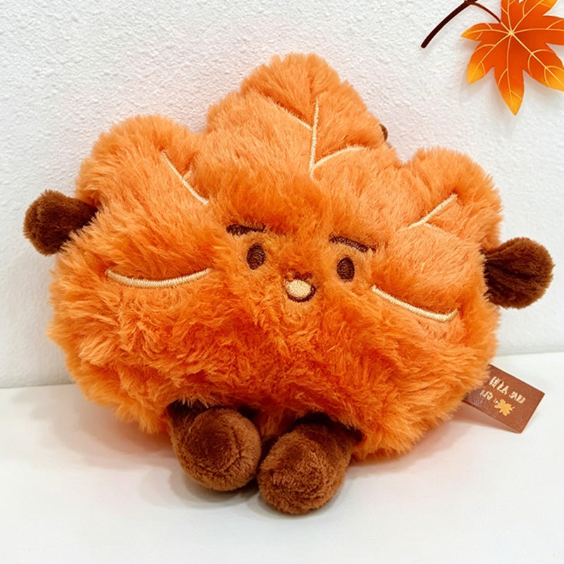 CouldNook Autumn Leaf Plush Bag Charm - Seasonal Accent