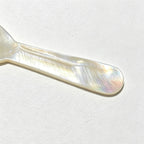 CouldNook Polished Shell Caviar Spoon - Aesthetic Coffee & Tea Stirrer