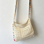 CouldNook Hollow Out Floral Shoulder Bag - Everyday Carry Accent