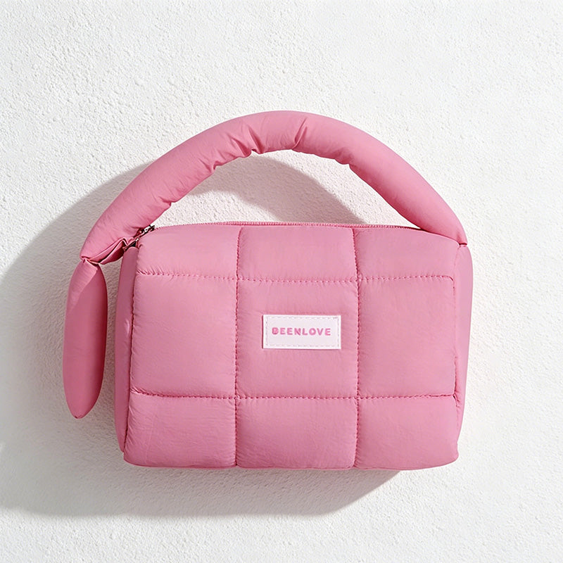 CouldNook Quilted Mini Makeup Bag - Soft Vanity Accent