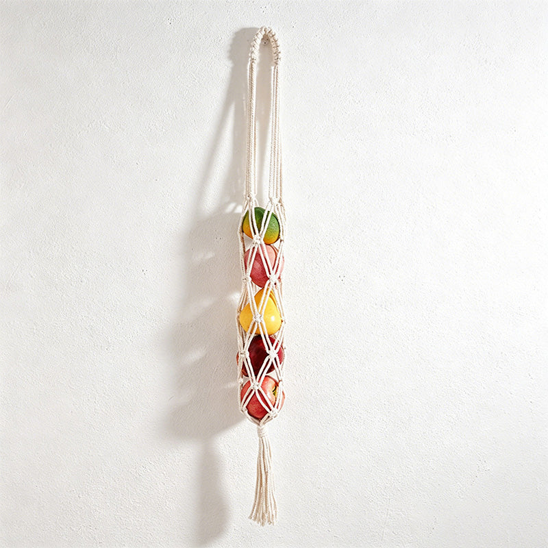 CouldNook Macrame Bottle Carrier - Woven Drink Holder