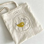 CouldNook Bird Print Canvas Tote Bag - Everyday Carry Accent