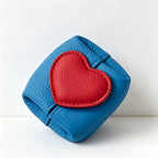 CouldNook Heart Accent Faux PU Mini Pouch - Earbud Case