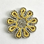 CouldNook Straw Woven Flower Mat - Aesthetic Pastoral Coaster