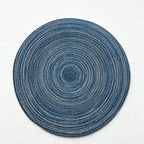 CouldNook Nordic Round Woven Placemat - Aesthetic Cotton Yarn Mat