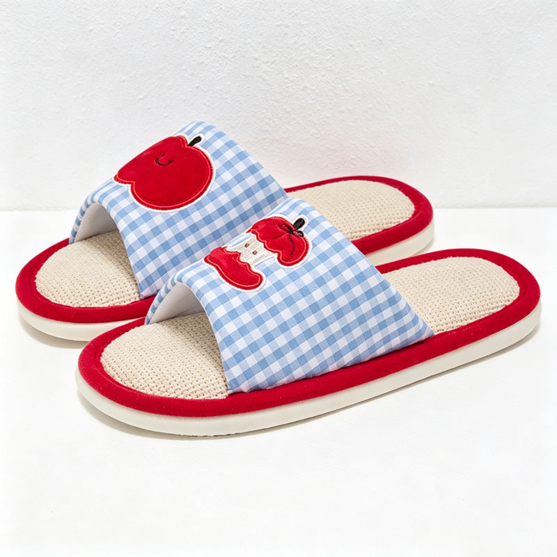 CouldNook Fruit Motif Home Slippers - Soft Home Detail