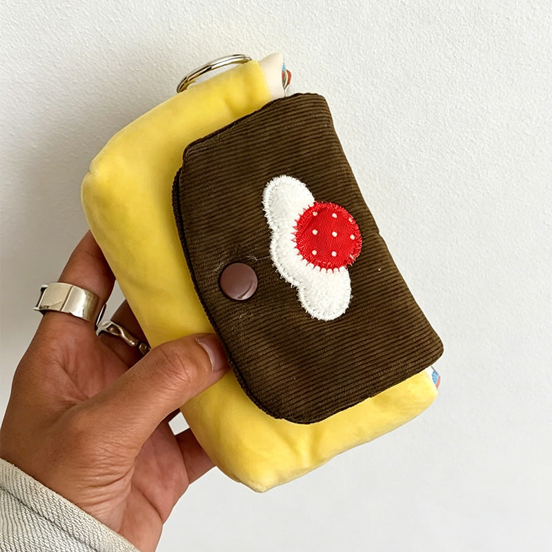CouldNook Pudding Plush Mini Pouch - Dessert Bag Accent