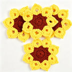 CouldNook Hand Crochet Cotton Coaster & Table Runner - Boho Table Decor