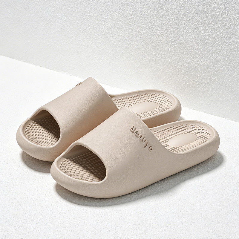CouldNook Cushioned EVA Open Toe Slide Slippers - Soft Home Accent