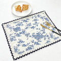 CouldNook Pastoral Lace Table Mat - Aesthetic French Fabric Placemat