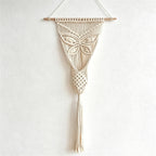 CouldNook Macrame Flower Wall Pocket - Hanging Home Decor