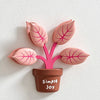 Pink Plant / One Size/2Pack