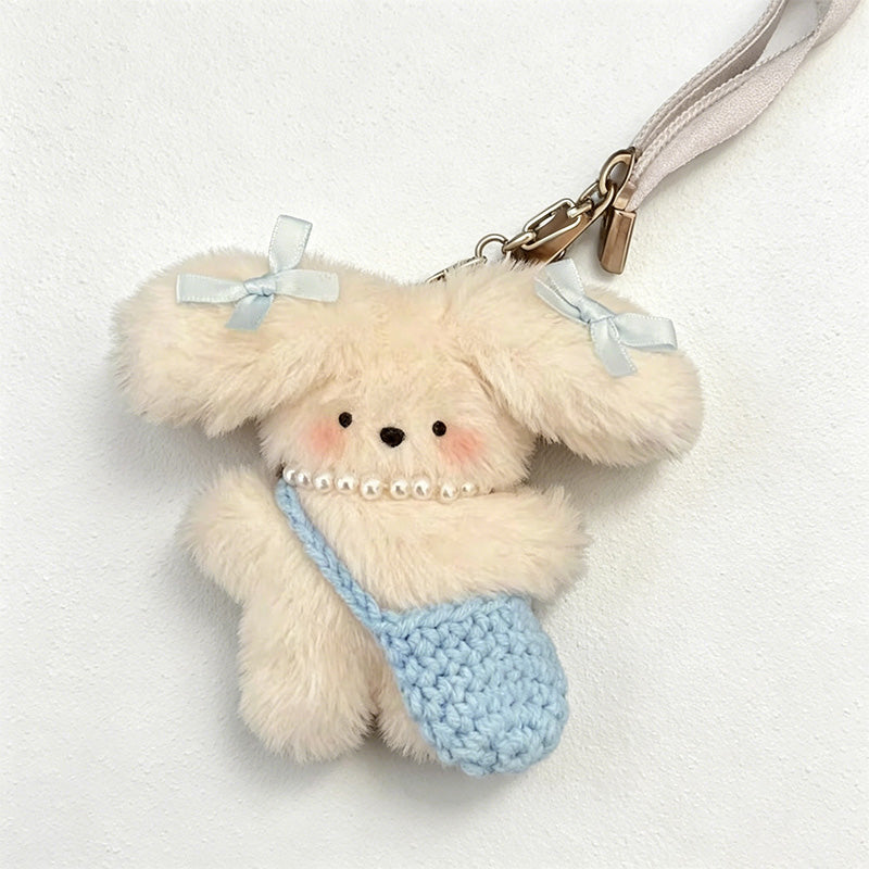 CouldNook Lamb Plush Bag Charm - Bow Accessory Accent