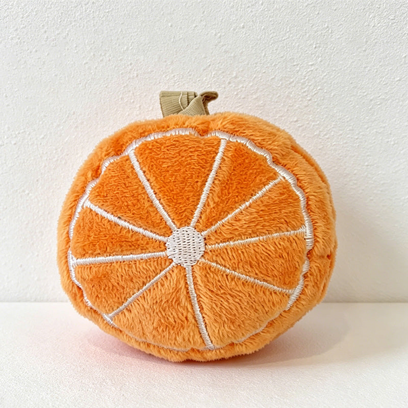 CouldNook Cartoon Fruit Hand Towel - Aesthetic Coral Velvet Cloth