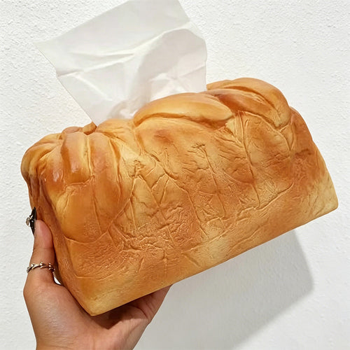 CouldNook Bread Loaf Tissue Box Cover - Cozy Table Accent