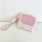 CouldNook Quilted Mini Snap Pouch - Earbud Storage Accent