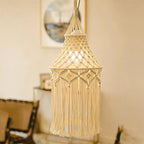 CouldNook Macrame Chandelier Lampshade - Hanging Light Decor