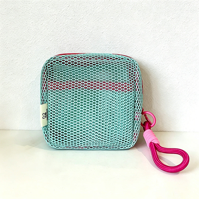 CouldNook Clear Boxy Zip Storage Pouch - Travel Vanity Organizer