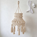 CouldNook Macrame Table Lamp Shade - Warm Bedside Lighting