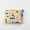 CouldNook Cartoon Animal Print Coin Pouch - Small Storage Accent