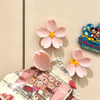 CouldNook Blossom Magnetic Bag Sealing Clips Set - Floral Kitchen Accent