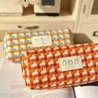 CouldNook Woven-Look Zip Storage Pouch - Desk and Travel Accent