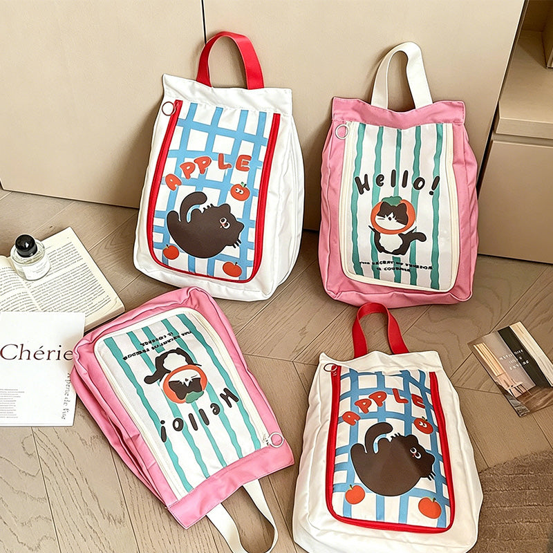 CouldNook Cartoon Shoe Storage Tote - Travel Organizer Accent