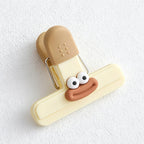 Food Bag Sealing Clip - Removable Cartoon Mouth Plastic Kitchen Food Storage Sealer Clip (Dual Size)