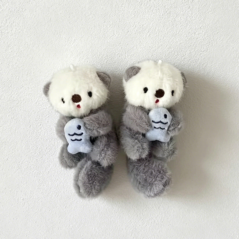 CouldNook Squirrel Plush Bag Charm - Fluffy Tail Accent