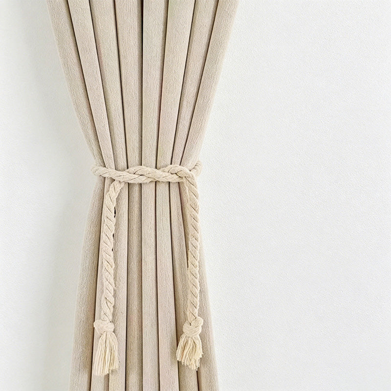 CouldNook 1Pair Of  Braided Rope Curtain Tieback - Soft Window Accent