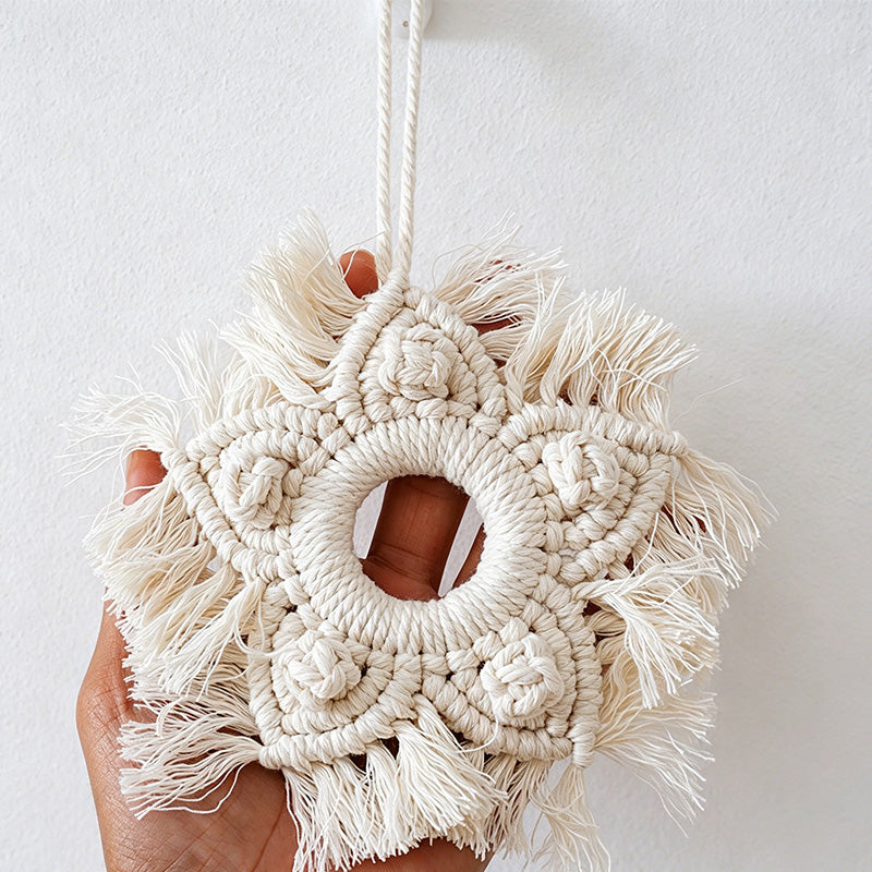 CouldNook Round Macrame Ornament - Wall Hanging Decor