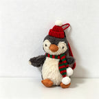 CouldNook Winter Penguin Plush Bag Charm - Seasonal Carry Accent