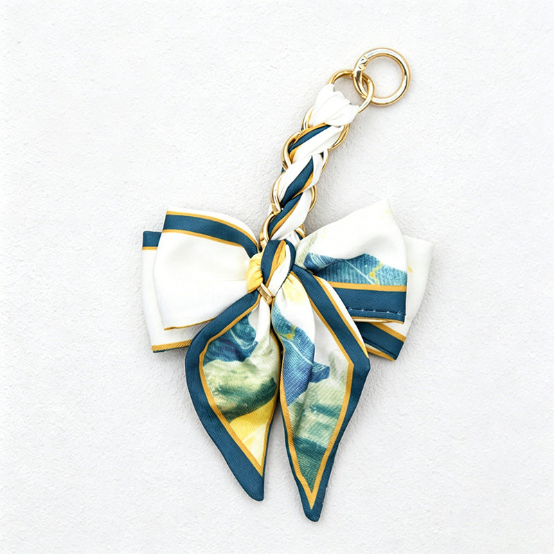 CouldNook 6.69’’ Leaf Pattern Bow Bag Extender - Bag Accent