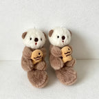 CouldNook Striped Belly Squirrel Bag Charm - Tail Accent