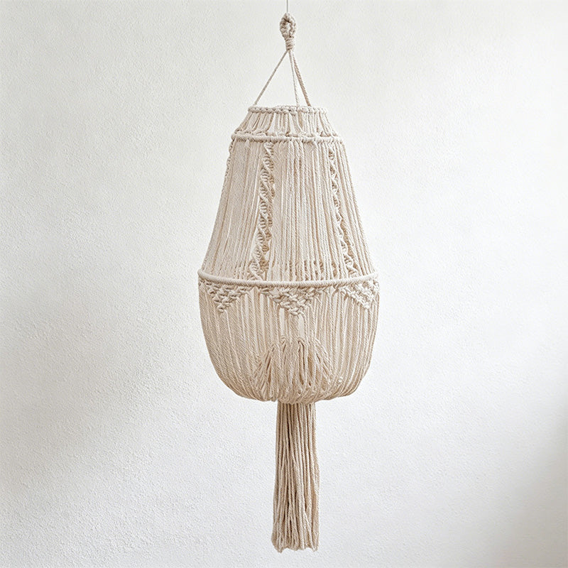 CouldNook Macrame Pendant Lampshade - Hanging Light Decor