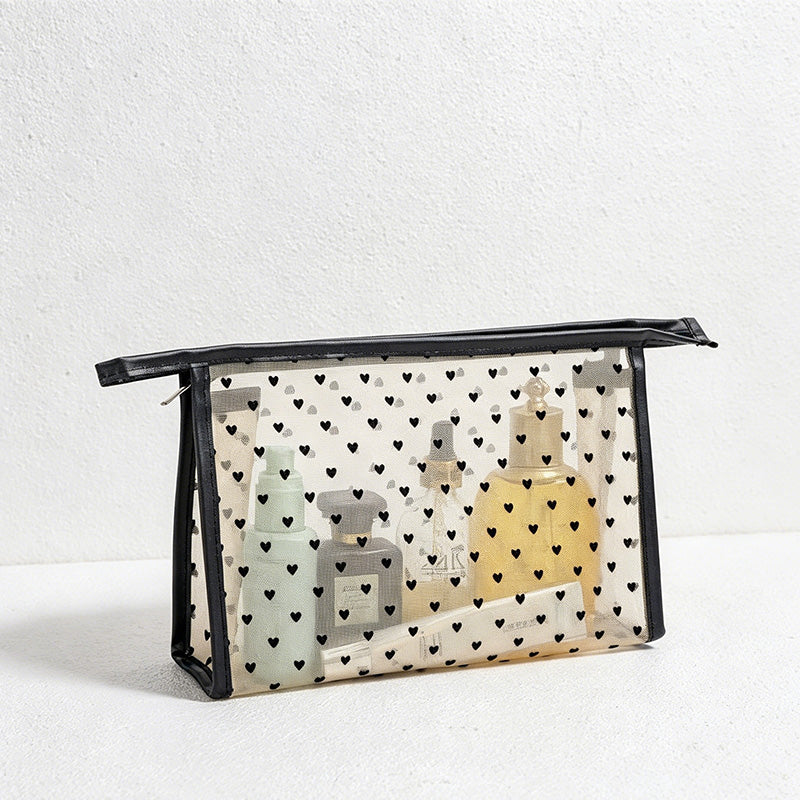CouldNook Transparent Dot Makeup Pouch - Vanity Storage Accent