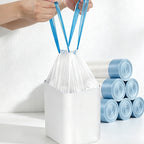 CouldNook Drawstring Black Bin Drawstring Waste Bag - Warm Room Detail (MK2PPAS6H16TW16)