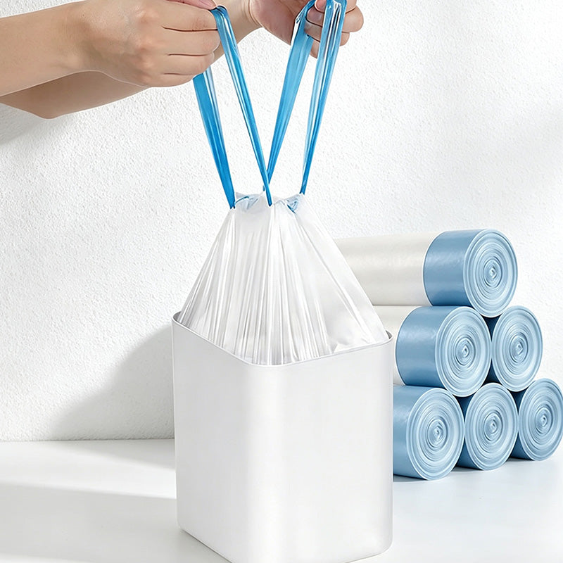 CouldNook Drawstring Black Bin Drawstring Waste Bag - Warm Room Detail (MK2PPAS6H16TW16)