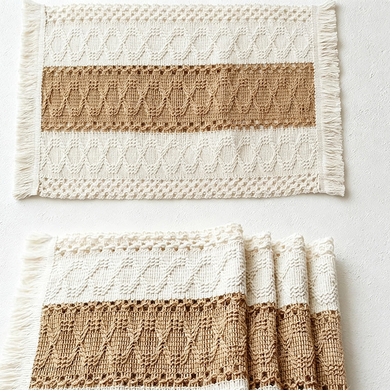 CouldNook Woven Look Dining Pad Table Placemat - Small Space Helper