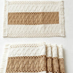 CouldNook Woven Look Dining Pad Table Placemat - Small Space Helper