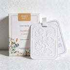CouldNook Luxury Embossed Floral Scented Card - Wardrobe & Car Air Freshener