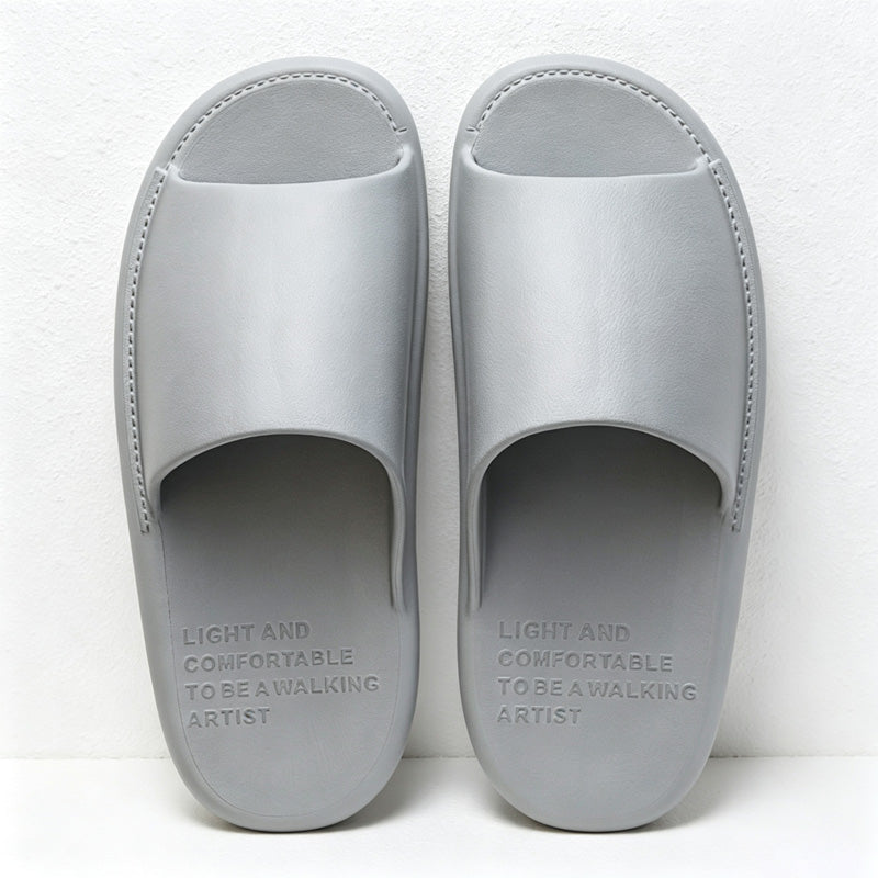 CouldNook Ribbed Footbed Home Slippers - Warm Room Detail