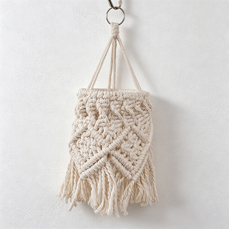 CouldNook Mini Macrame Pendant Lamp - Boho Light Shade(Cord Not Included)